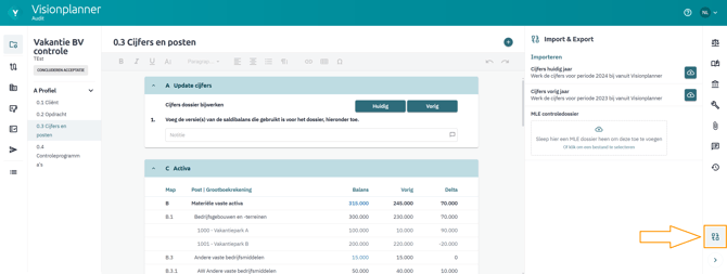 Visionplanner Audit - Import